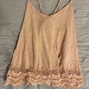 Pink/nude stylish tank